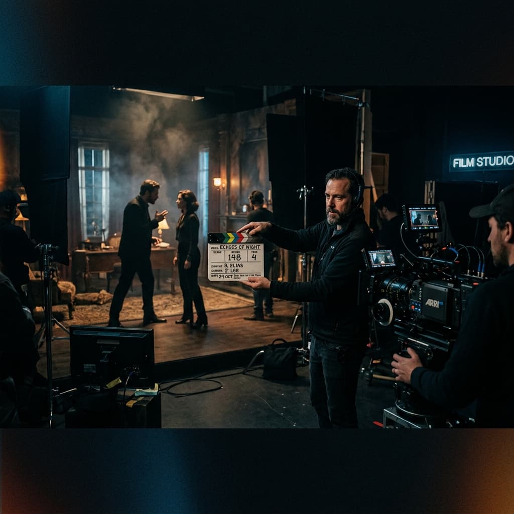 Cinematic production set
